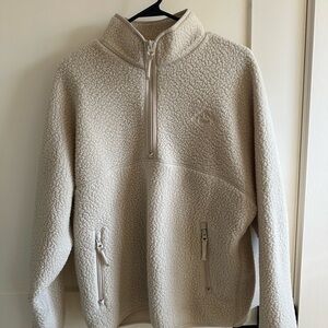 TNA Aritzia Sherpa Quarter-Zip Pullover